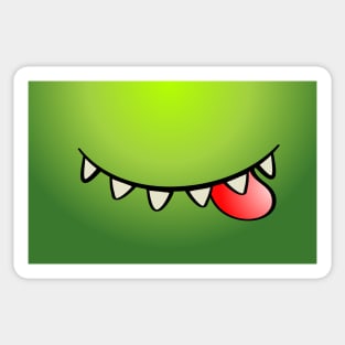 Cute monster smile Sticker